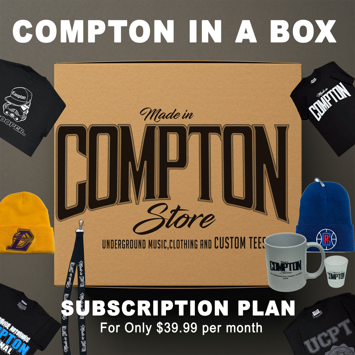 Compton in a box Made In Compton Store
