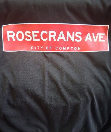 Rosecrans Ave - City of Compton T-Shirt (Red)