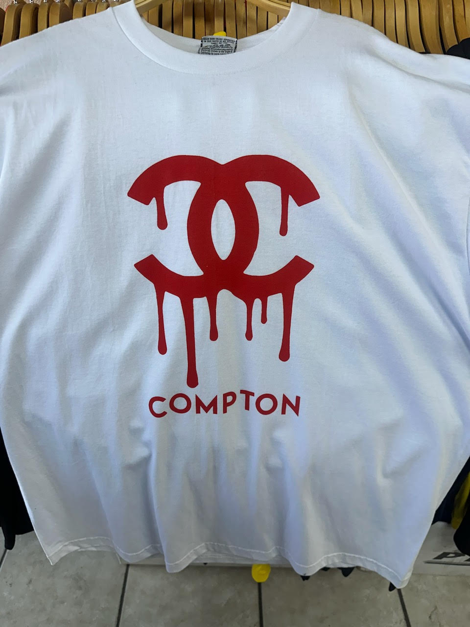 Compton Top Compton CC Dripp Signature Tee – Made In Compton Store