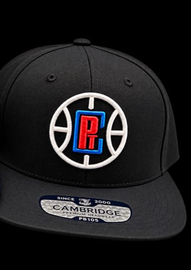 Black Compton Clippers Snapback Hat