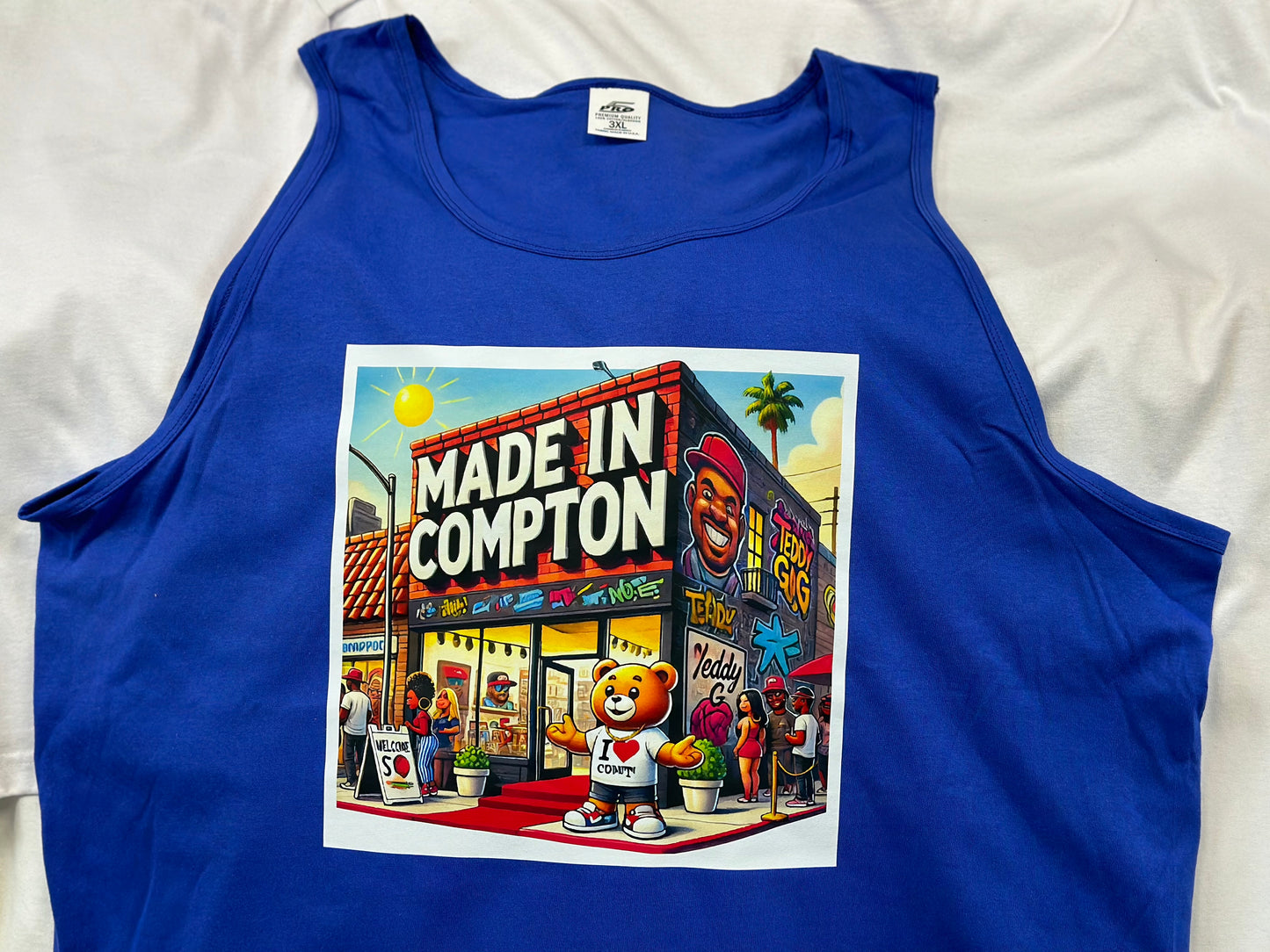 Made in Compton Store Teddy Tee Slingshot Shirt