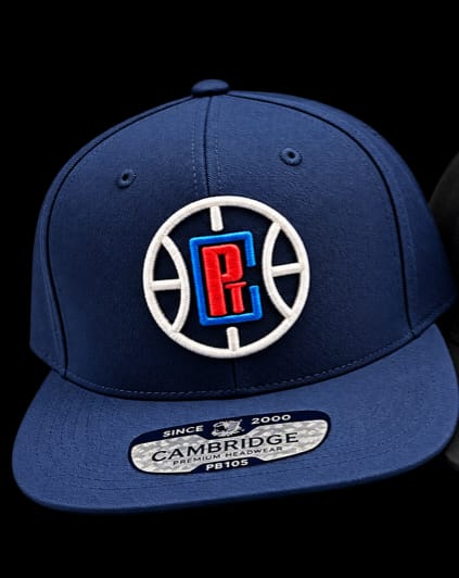 Navy Compton Clippers Snapback Hat