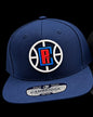 Navy Compton Clippers Snapback Hat