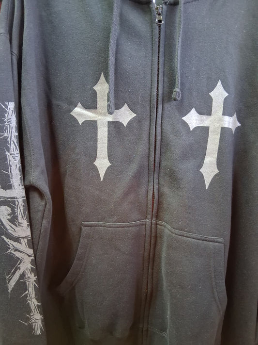 YCE Young Christian Eternal Cross Zip-Up Hoodie