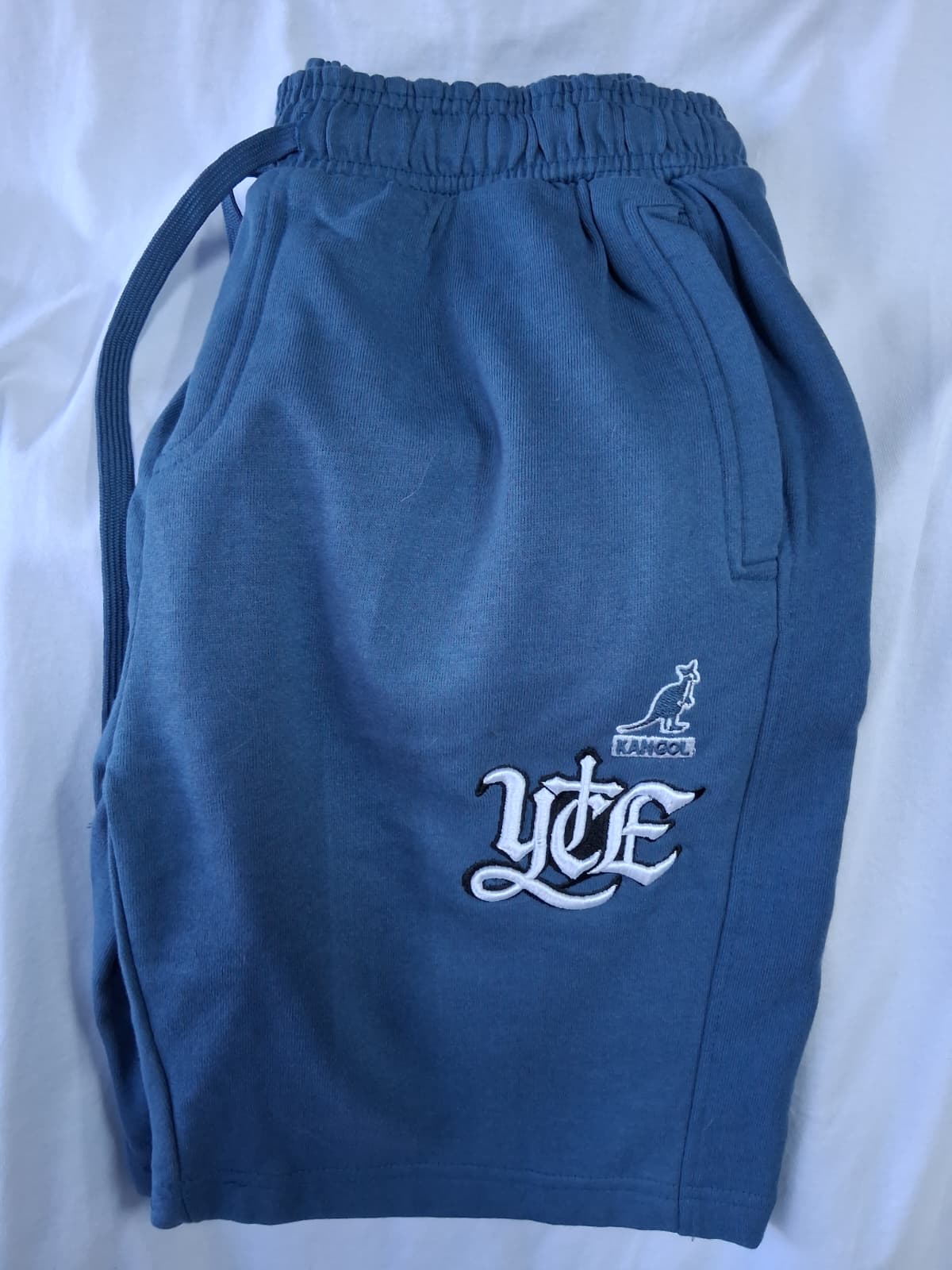 YCE Young Christian Eternal x Kangol Medium Blue Shorts