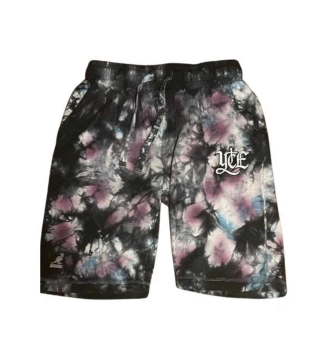 YCE Young Christian Eternal x Kangol Navy Tie Dye Shorts